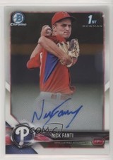 2018 Bowman Chrome Prospect Auto Nick Fanti #CPA-NF Auto fm0