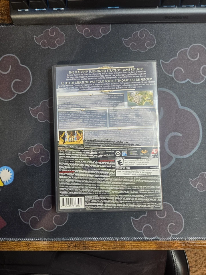 Sid Meier's Civilization V 5 (PC CD-Rom, 2010) Complete with Manuals and Charts - Image 2 of 4