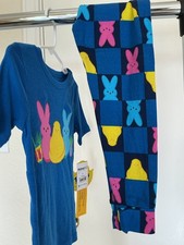Peeps  Size 6 Easter Bunny 100%  Cotton  2-Piece Short Sleeve Pajama Set NWT