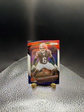 2025 Panini Prizm Jeremiah Owusu-Koramoah Red, White & Blue Prizm #159 Browns