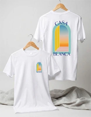 CASABLANCA T-shirt 100% Coton 190g   XS / S / M / L / XL - Photo 1/2