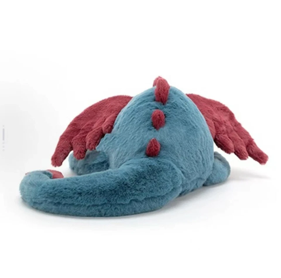 Peluche Dragón Dexter Rojo Azul 48 cm Foto 2 de 4