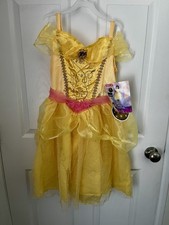 Disney Princess Belle Deluxe Child Costume Dress Size 7  8 M Disguise NWT