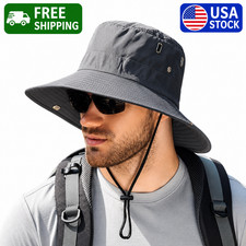 UV Protective Sun Hat- Breathable Wide Brim for MenWomen,Summer Fishing Camping