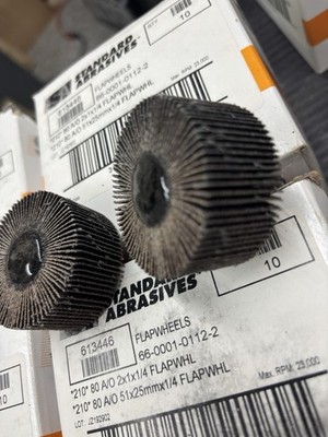 Standard Abrasives Flap Wheels 2 X 1 X 1/4 80 Grit