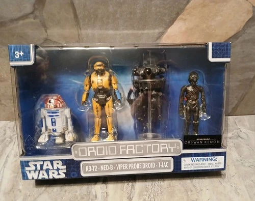 Star Wars DISNEY Droid Factory Depot Obi-Wan Kenobi Droid 4-PACK NEW R3-T2 1-JAC