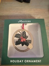 2018 Masters Golf Augusta National Club hole 18 Holly Christmas Ornament PGA New