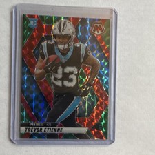 Panini 2025 Mosaic Trevor Etienne Carolina Panthers Rookie Prizm Card #340