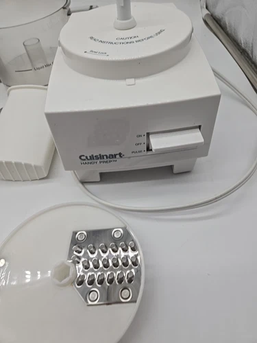 Cuisinart 3 Cup Food Processor DFP-3 Handy Prep Slice Shred Compact / Pre-owned - Picture 8 of 16