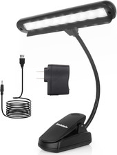Music Stand Light,Clip on Piano Lights 9 LED Orchestra Light Book Lamp Musician