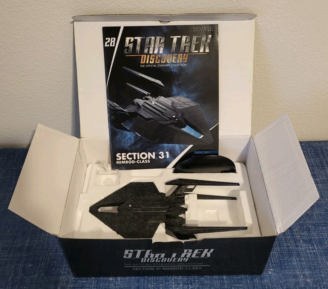 Eaglemoss • Star Trek Discovery • Section 31 Nimrod-Class • Exc