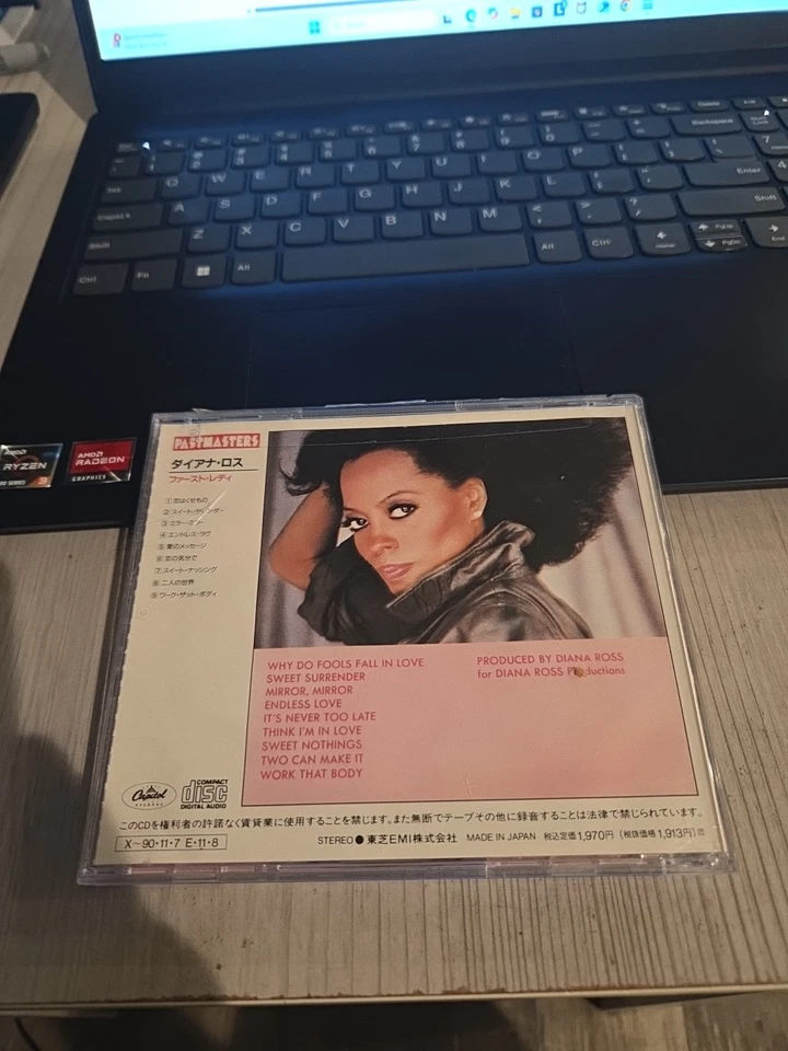 #4 DIANA ROSS / WHY DO FOOLS FALL IN LOVE JAPAN CD CP21-6065 Capitol Foto 2 de 4