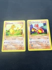 Charmander and Charmeleon Base Set Shadowless Pokemon TCG 1999 Vintage CH1