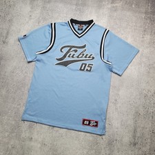 Vintage FUBU Baseball Jersey Short Sleeve Size M 90s Y2K