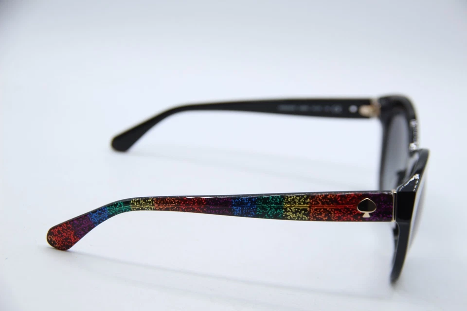 ПОДЛИННЫЕ СОЛНЦЕЗАЩИТНЫЕ ОЧКИ KATE SPADE NEW YORK KARLEIGH/S SZE9O ЧЕРНЫЕ РАДУЖНЫЕ 51-20 - Изображение 4 из 4