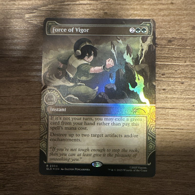 MTG Force of Vigor Secret Lair Drop Alternate Art Foil 2304 (2GG) 2025