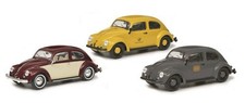 Schuco 450774200 1:43 Volkswagen Beetle (Set of 3)