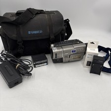 Sony Handycam CCD-TRV37 Vision Video Hi8 New Charger Battery Strap Case Tested