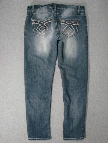 TJ05451 ***CATO*** JEANS AJUSTADOS PARA MUJER talla 12; ¡BONITOS JEANS! Foto 2 de 4