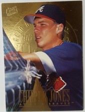 1996 Fleer Ultra Gold Medallion Insert Chipper Jones Baseball NM-MINT