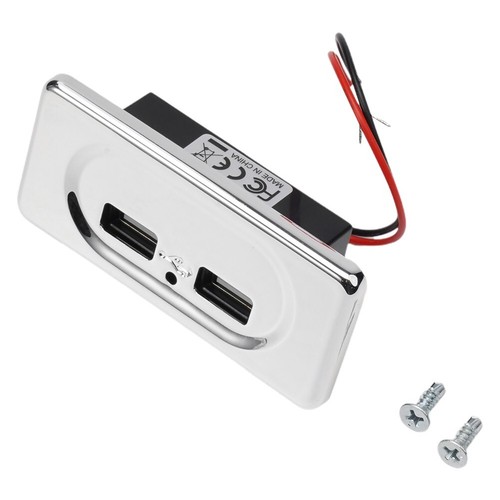 12/24V double chargeur USB prise allume-cigare pour camping-car caravane camping - Photo 11 sur 24