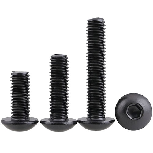 M8 -1.25 Black 304 Stainless Steel Button Head Allen Hex Socket Cap Screws Bolts - Picture 16 of 16