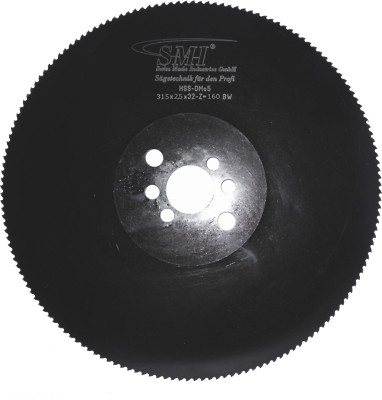 SMI Metall-Kreissägeblatt Hss DMO5 315 x 2,5 x 32 mm 160 Zähne Sägeblatt
