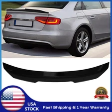 Fits 2013-2016 A4 B8.5 Sedan Trunk Spoiler High Kick Duckbill Trunk Spoiler Wing