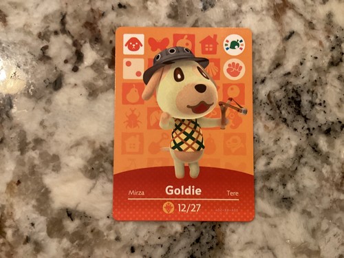Tarjeta Amiibo Goldie Festival North American Animal Crossing Auténtica Como Nueva - Imagen 1 de 2