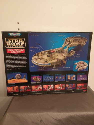 Micro Machines Star Wars MILLENNIUM FALCON GALOOB Playset 1995 NEW - Picture 7 of 7