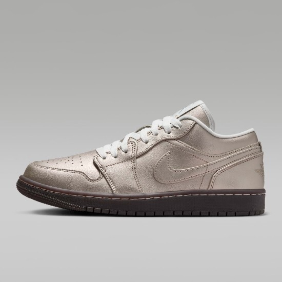 Nike Womens Air Jordan 1 Low SE с металлическим цинком (HQ3529-099) Доставлены в ускоренном порядке