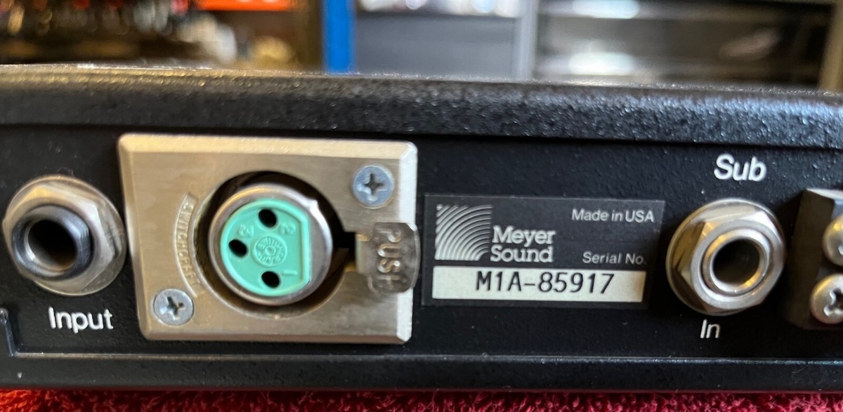 Meyer Sound M-1A UltraSeries Sound Processor | eBay