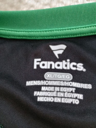 Fanatics Austin Men's Soccer T Shirt Green And Black Sz XL NWT - Picture 10 of 12