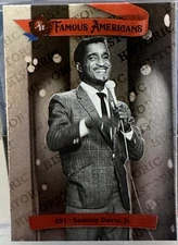Famous Americans Red Sammy Davis Jr Silver Foil 1 Of 150 made