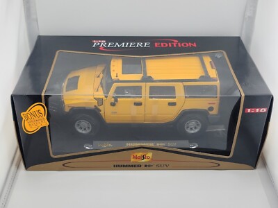 Maisto Premier Edition Hummer H2 SUV 1 18 for sale online | eBay