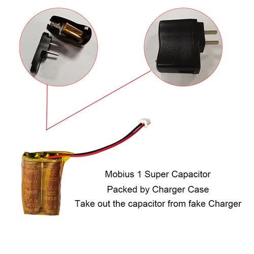 Super Capacitor Protection for Mobius 1/2 DashCam HD Camera-Pack by Charger Case