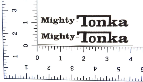 water slide decal set for Mighty Tonka  W/TRACKING