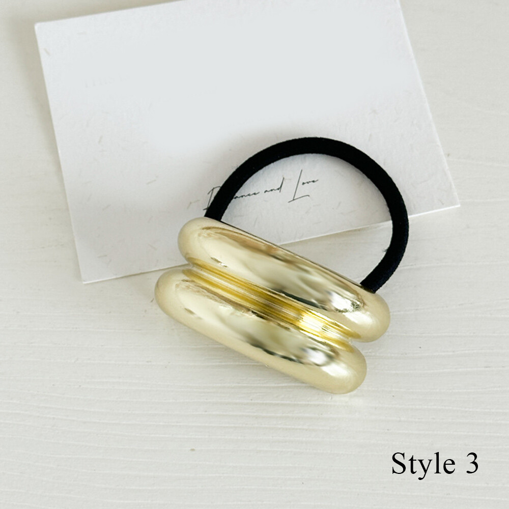 Pinzas Para El Cabello De Metal Hueco De Doble Capa Para Mujeres Diademas ”