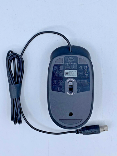 HP mouse ottico cablato USB per PC/MAC Plug&Play 1000 DPI 3 pulsanti - Foto 3 di 5