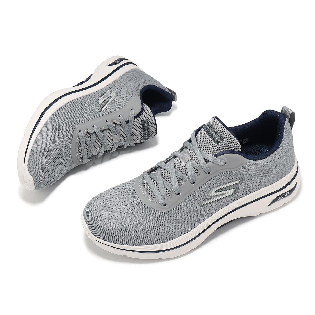 Skechers Go Walk Arch Fit 2.0-Idyllic 2 Gray Men Casual Skechers Go Walk Arch Fit 2.0-Idyllic 2 Gray Men Casual