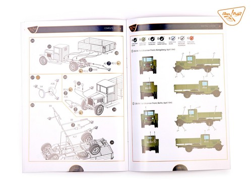 ¡Hútil transparente 1/72! Kit modelo de camión de plástico CP72043 ZiS-5V - Imagen 24 de 24