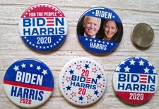Dancing Bear Biden Harris Button Vote 2020 Vintage Presidential Election Unique