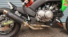 ZoOM Exhaust Kawasaki Z125 PRO 2017-2025 LOOP Full System Black 2SLZ US