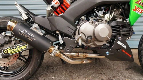 ZoOM Exhaust Kawasaki Z125 PRO 2017-2026 LOOP Full System Black 2SLZ US