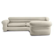 Inflatable 2 in 1 Inflating and Deflating Valve Corner Living Room Air Mat