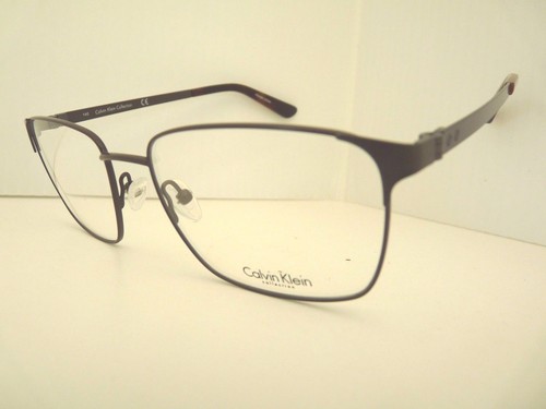 CALVIN KLEIN CK8017 223 54mm BROWN SQUARE MEN'S EYEGLASSES OPHTHALMIC Rx FRAME - Picture 4 of 10
