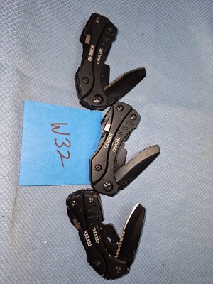 3 GERBER CRUCIAL Black MULTI TOOLS     LOC W32