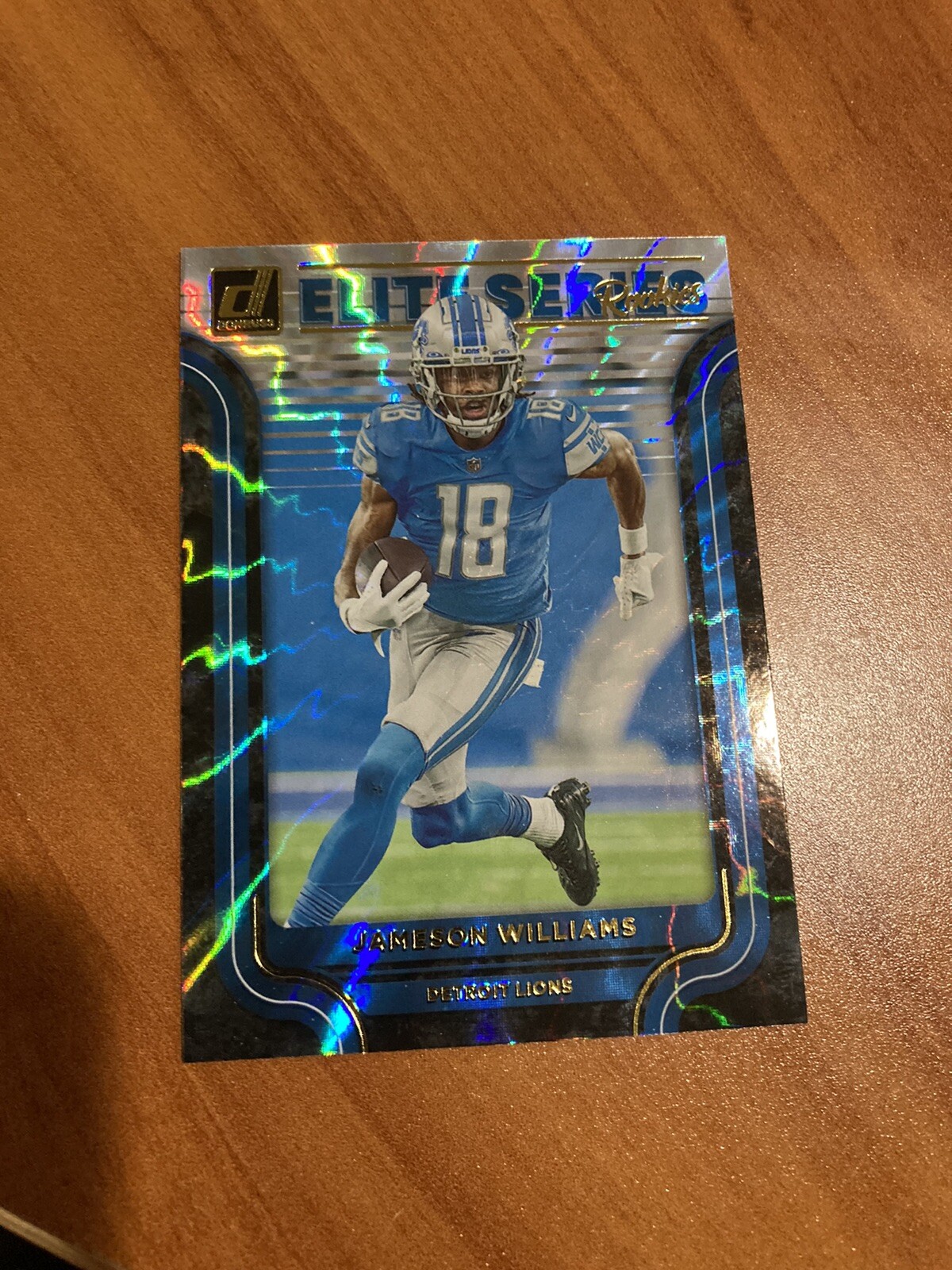 2022 Donruss The Elite Series Rookies #ESR-8 Jameson Williams - Detroit Lions