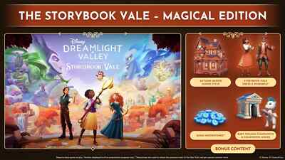 Disney Dreamlight Vally Storybook vale DLC ITEMS+ items worth 10,000 Moonstones