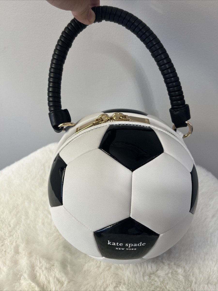 NWT Kate Spade Kickoff 3D Soccer Ball Top Handle Crossbody Bag